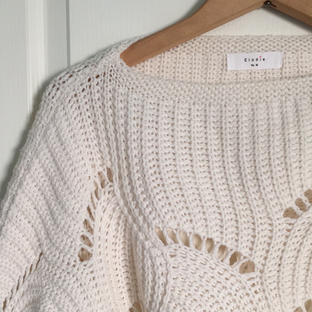 Fun Stylish Cropped Pullover/Coverup